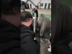 Forja do rotor do gerador de energia com ranhuras, teste de estabilidade térmica