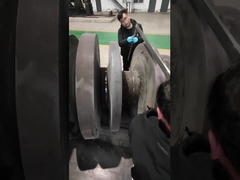 Forja do rotor do gerador de energia com ranhuras, teste de estabilidade térmica