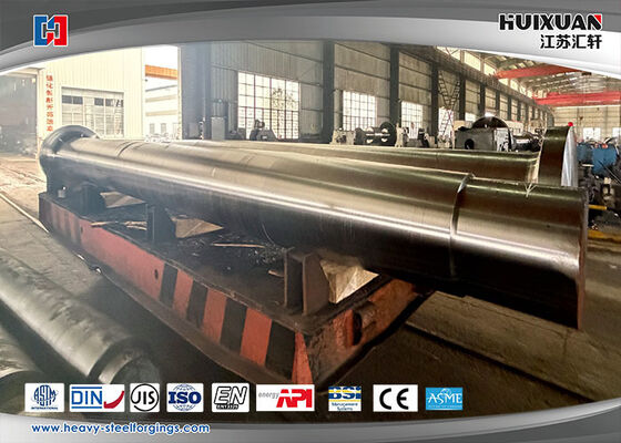 Forjados Pesados de Aço ASME Eixo Marítimo Forjado, Eixo de Navio, Eixo de Popa, Pino de Leme