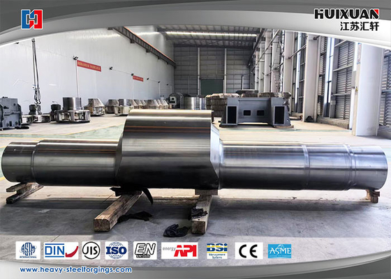 Aço ligado ASTM SAE 4340 Crankshaft para prensa hidráulica