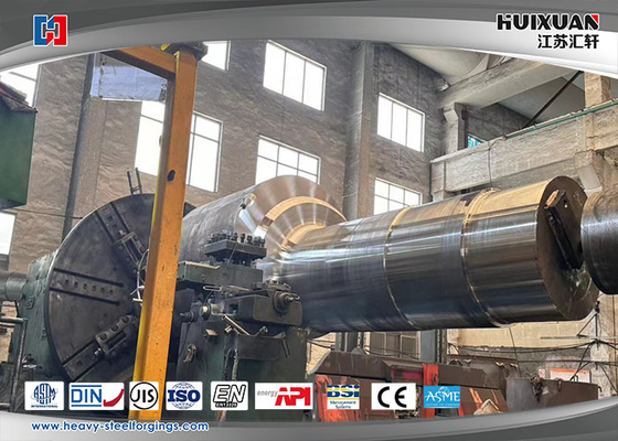 Aço ligado ASTM SAE 4340 Crankshaft para prensa hidráulica