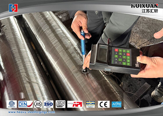 Forja de aço ligado 25Cr2Ni4MoV, 34CrNiMo6 eixo de aço pesado, eixo de motor.